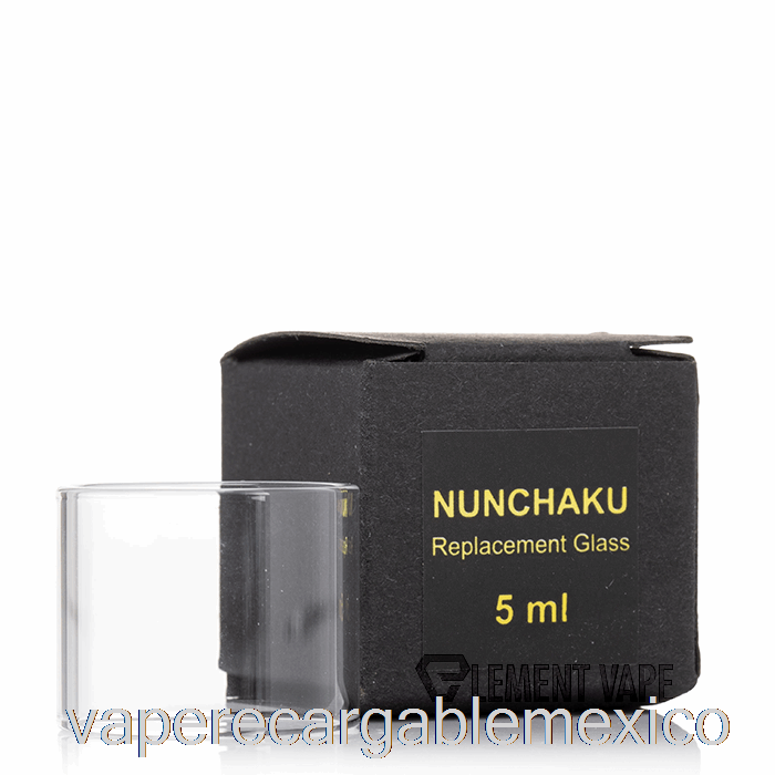 Vape Recargable Uwell Nunchaku Vidrio De Repuesto 5ml Vidrio Recto